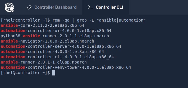 Automation controller - RPM list